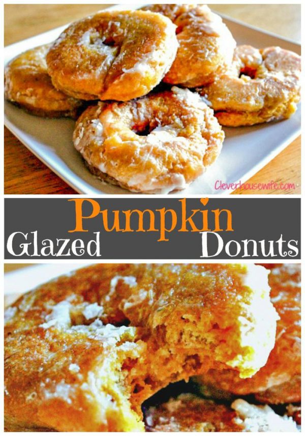 Glazed Pumpkin Donuts