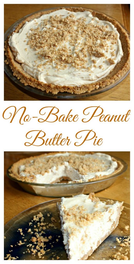No-Bake Peanut Butter Pie