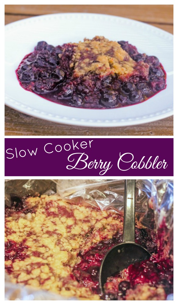 Slow Cooker Berry Cobbler