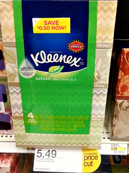4-Pack of Kleenex at Target