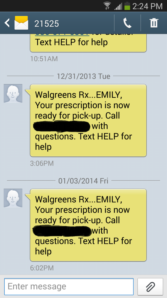 Walgreens Pharmacy Text #WalgreensRX #shop