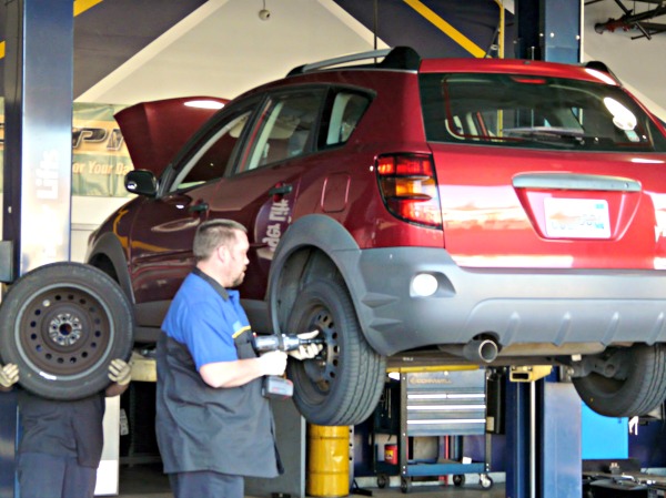 Oil change at Goodyear Service Center
