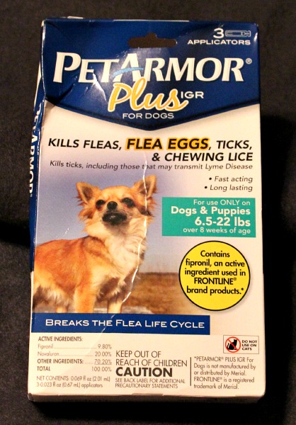 Arming my pup with PetArmor - How to Kill Fleas