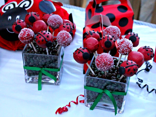 LadyBug Cake Pops