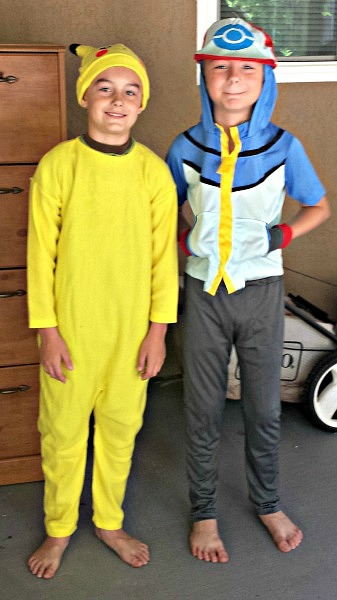 Pikachu and Ash Ketchum Costumes