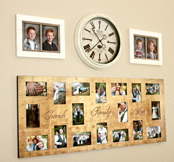 Rustic Photo Frames and Clock