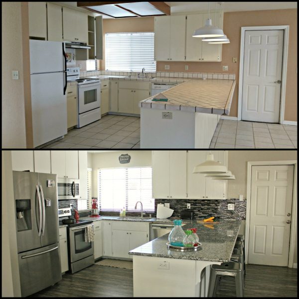 Kitchen Makeover Before and After