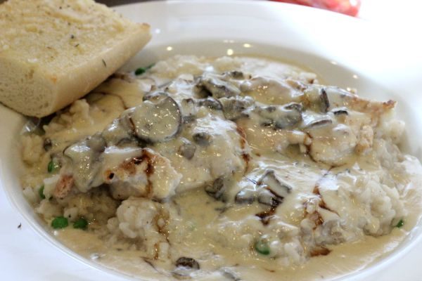 Chicken and Local Mushroom Risotto from Dancing Tomato Caffe