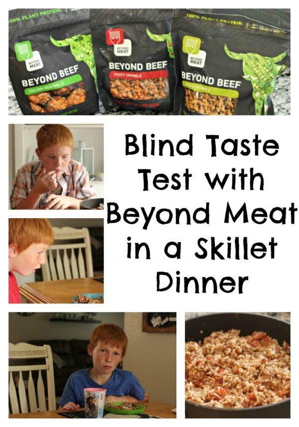 Blind Taste Test with Beyond Meat in a Skillet Dinner