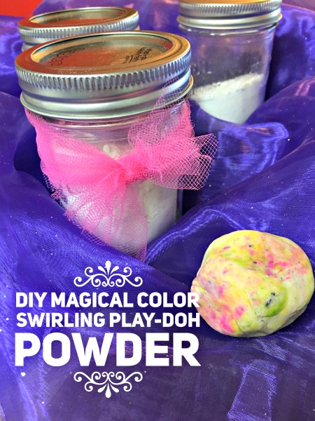 DIY Magical Color Swirling Playdough Powder for Your Little Charmers