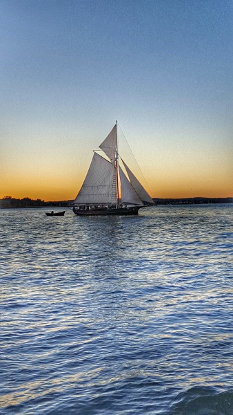 Sailing in Porland, Maine