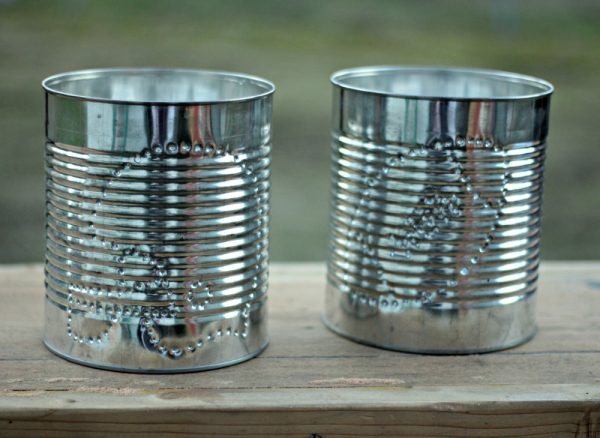 Tin Football-Themed Containers