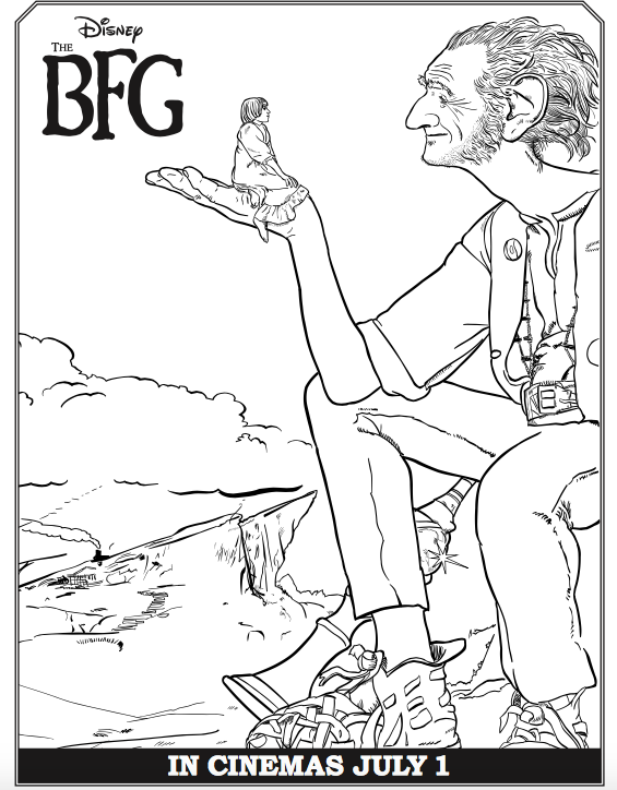 The BFG Coloring Pages