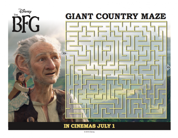 The BFG Giant Country Maze