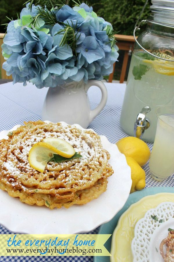 Homemade Funnel Cakes from The Everyday Home Blog