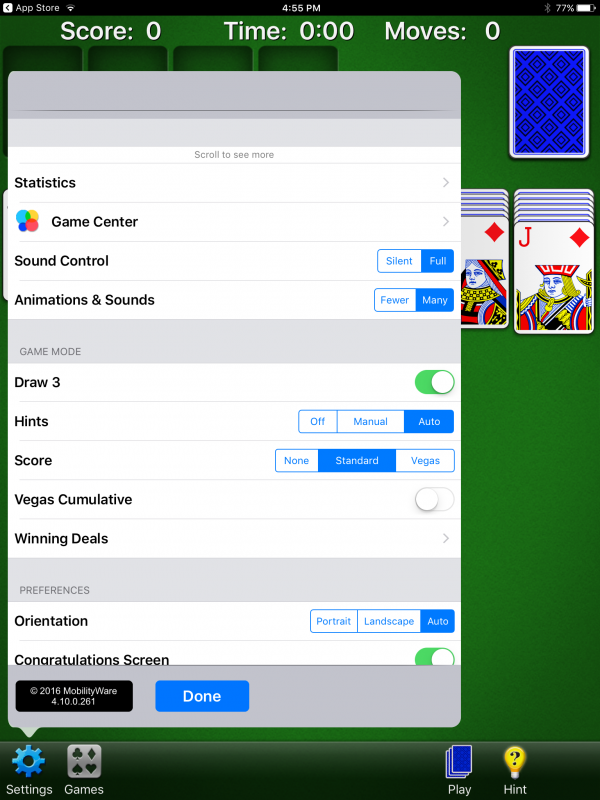 Solitaire Doesn't Have To Be Solitary: New Features in Solitaire