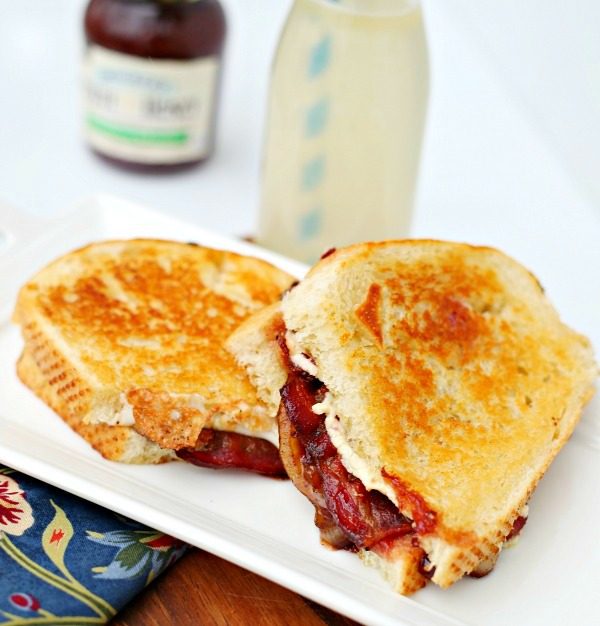 Bacon and Caramelized Onion Grilled Cheese