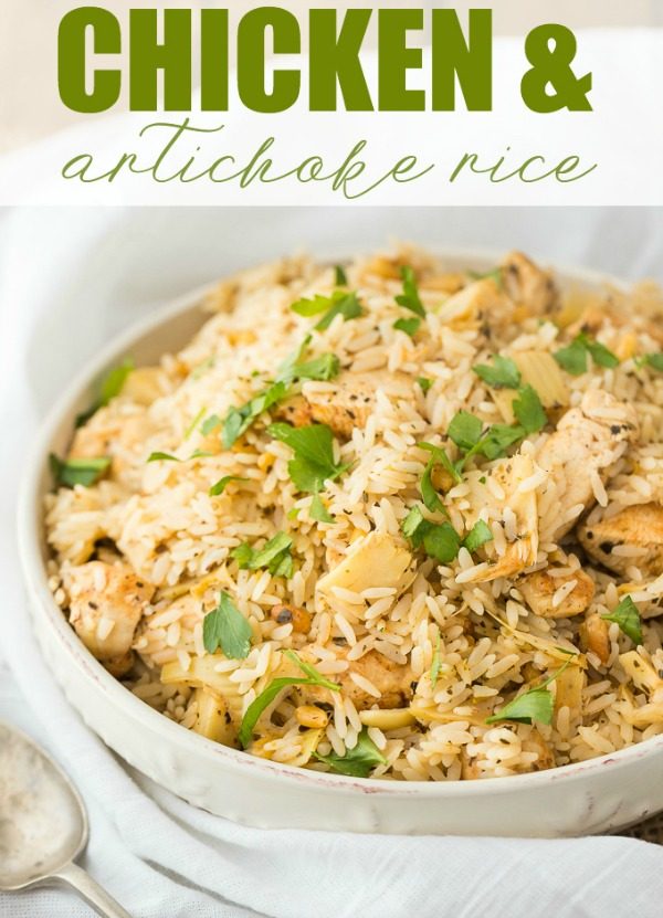 Chicken and Artichoke Rice Recipe from Simply Stacie
