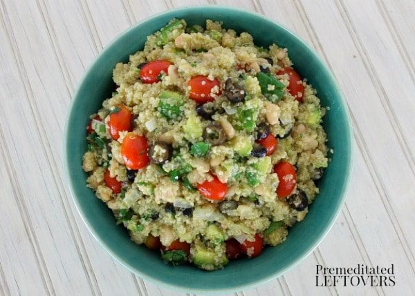 Easy Quinoa and Avocado Salad from Premeditated Leftovers