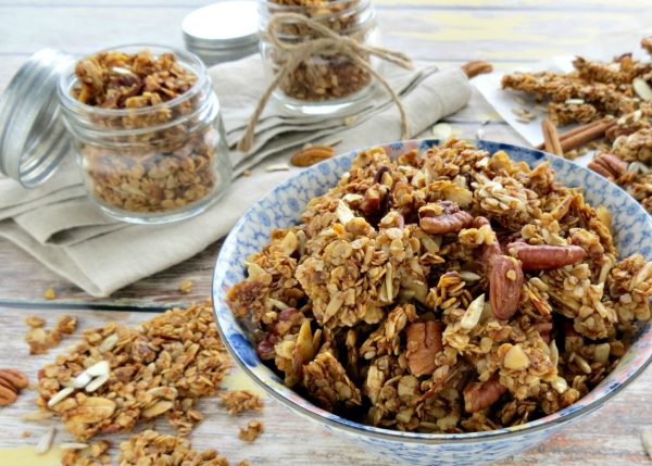 Nutty Homemade Granola Recipe from 5 Minutes for Mom