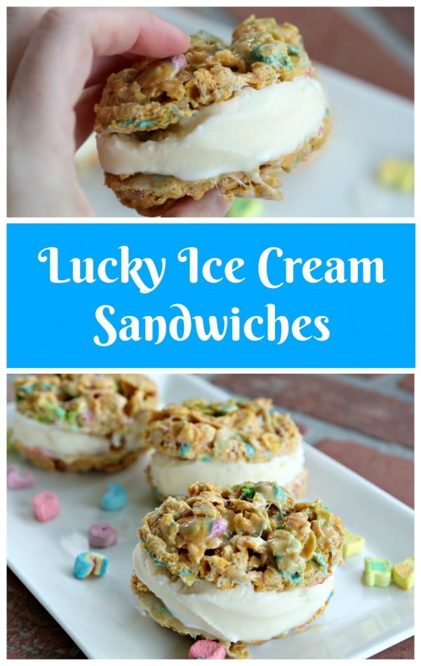 Lucky Ice Cream Sandwiches