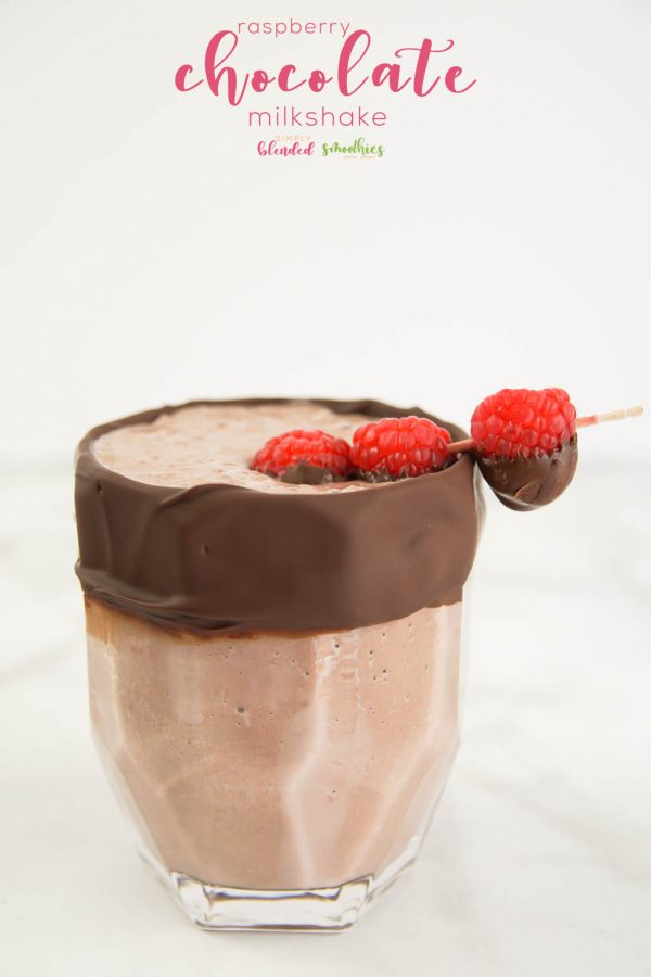 Raspberry Chocolate Milkshake from Simply Blended Smoothies