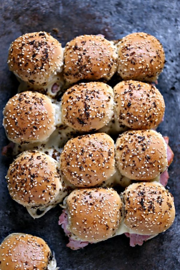Ham and Cheese Sliders from Cravings of a Lunatic