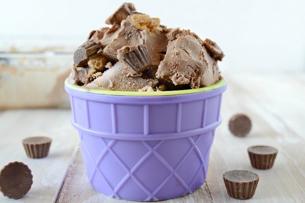 No Churn Chocolate Peanut Butter Ice Cream from Meatloaf and Melodrama