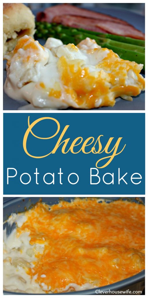 Cheesy Potato Bake - an excellent potato casserole that serves up as an elegant side dish for any holiday meal