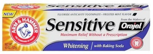 arm & hammer sensitive whitening toothpaste