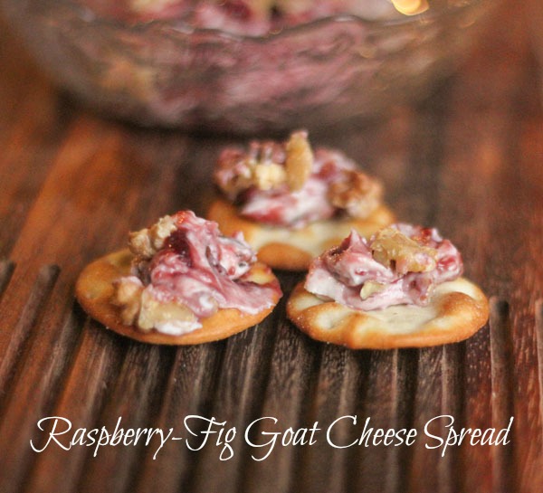 Raspberry-Fig Goat Cheese Spread