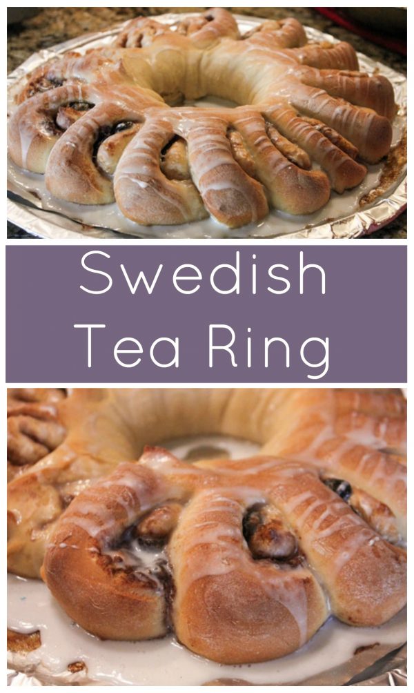 Swedish Tea Ring - similar to cinnamon rolls, but a beautiful display and a fun tradition!