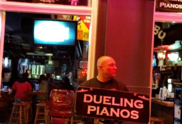 Dueling Pianos on Bourbon Street