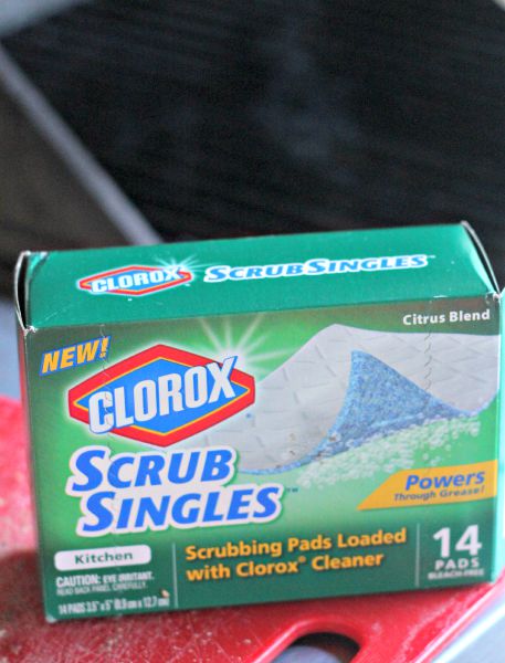 Clorox Scrub Singles are great for cleaning the grill between uses