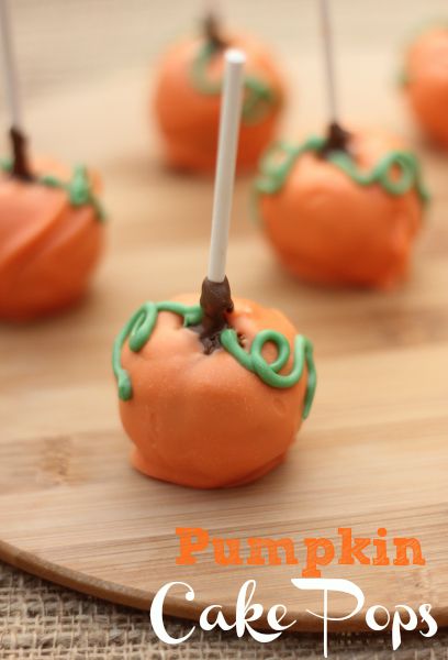 Pumpkin Cake Pops