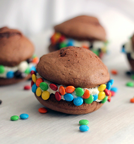 Holiday M&M’s® Brand Minis Whoopie Pies