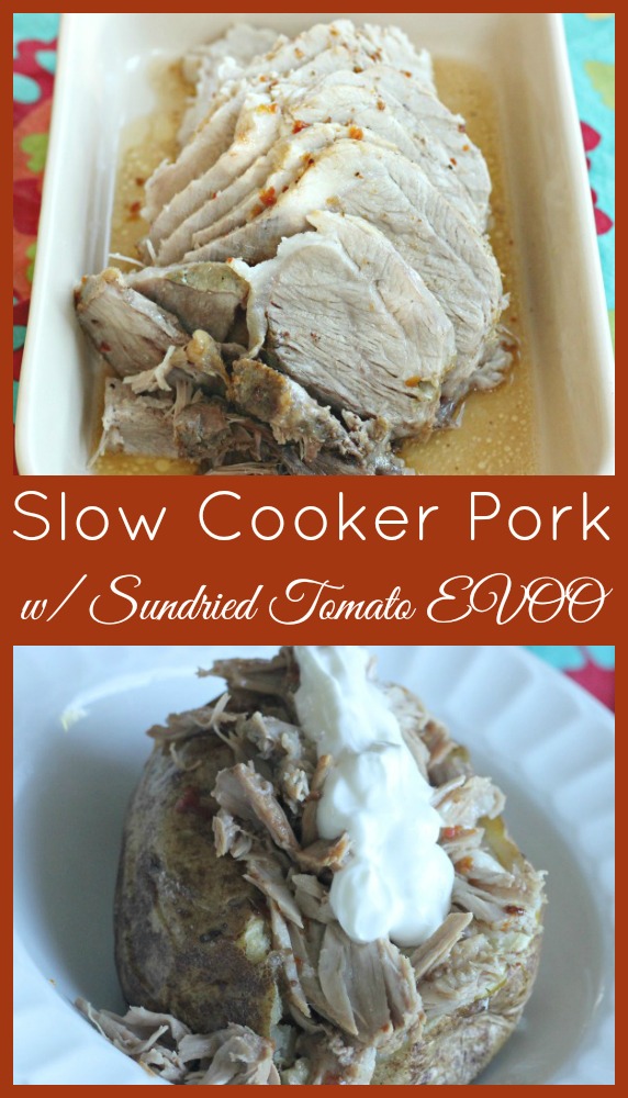Slow Cooker Pork with Sundried Tomato EVOO