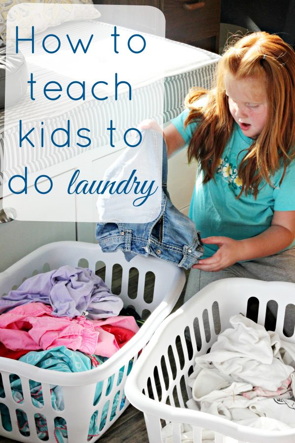 How to Teach Kids to Do Laundry