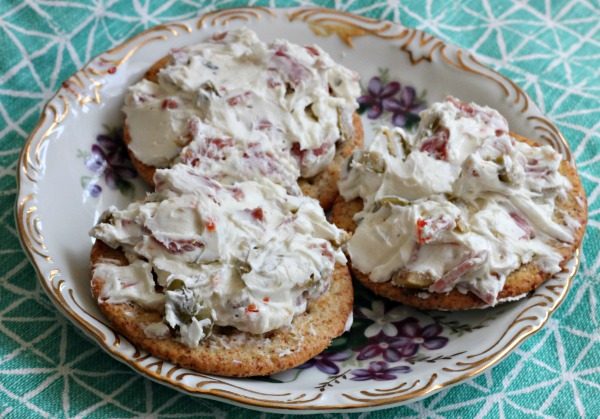 Salame and Olive Cream Cheese Spread
