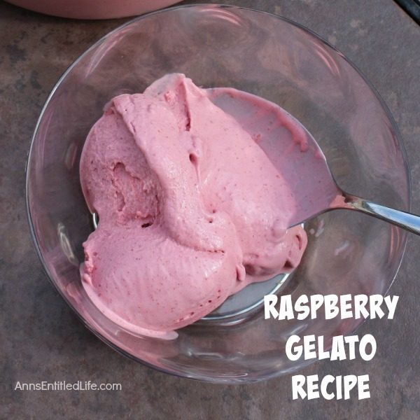 Raspberry Gelato Recipe