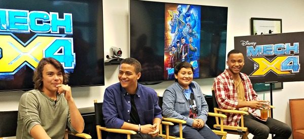 Chatting with the cast of the Live-Action Sci-Fi Adventure with Disney Channel MECH-X4