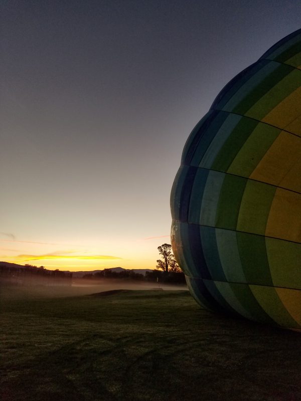 Up Up and Away: Hot Air Balloons Over Napa Valley