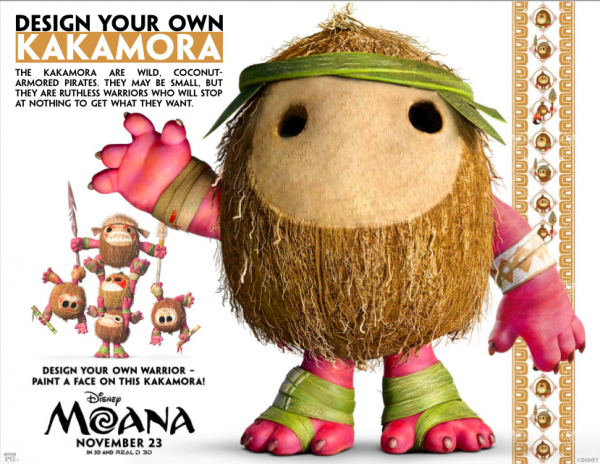 Design your own Kakamora from Moana with free printable