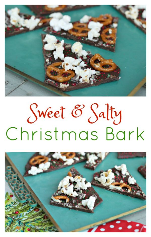 Sweet & Salty Christmas Bark - Clever Housewife