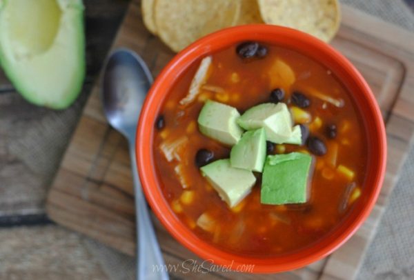 Easy Chicken Enchilada Soup