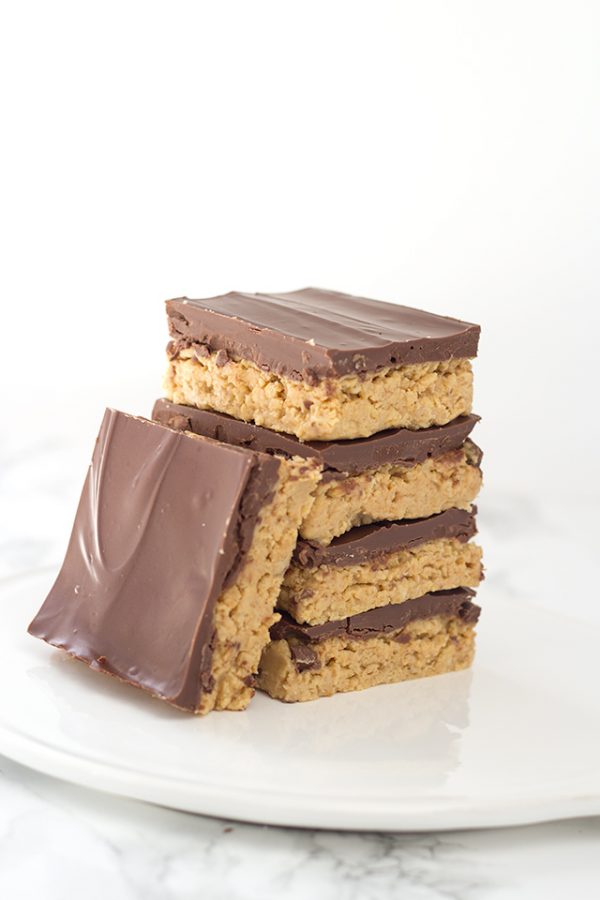 No Bake Peanut Butter Potato Chip Bars from Cookie Dough and Oven Mitt