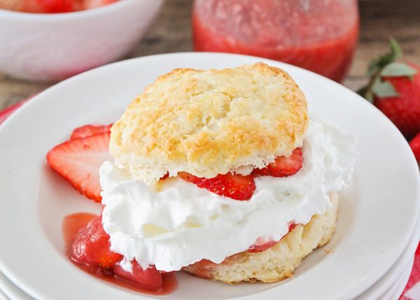 Simple Strawberry Shortcake Recipe from Somewhat Simple