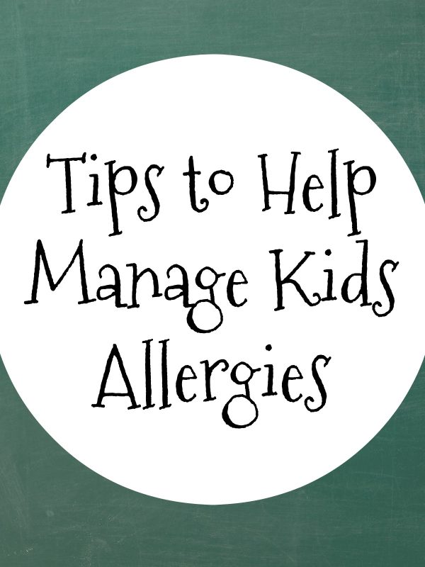 Tips to Help Manage Kids Allergies