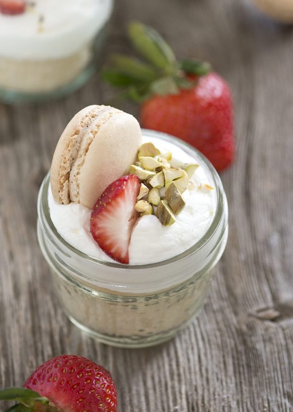 Mini Strawberry Shortcake in Mason Jars from Hello Creative Family