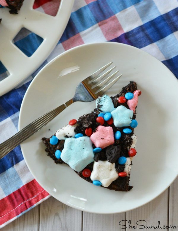 Patriotic Brownies from She Saved